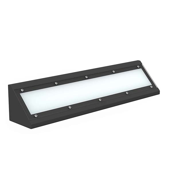 Ultra Endure 60W LED CCT Anti-Ligature 5ft Black Batten Cornice in Emergency - Casambi Dimming Enabled